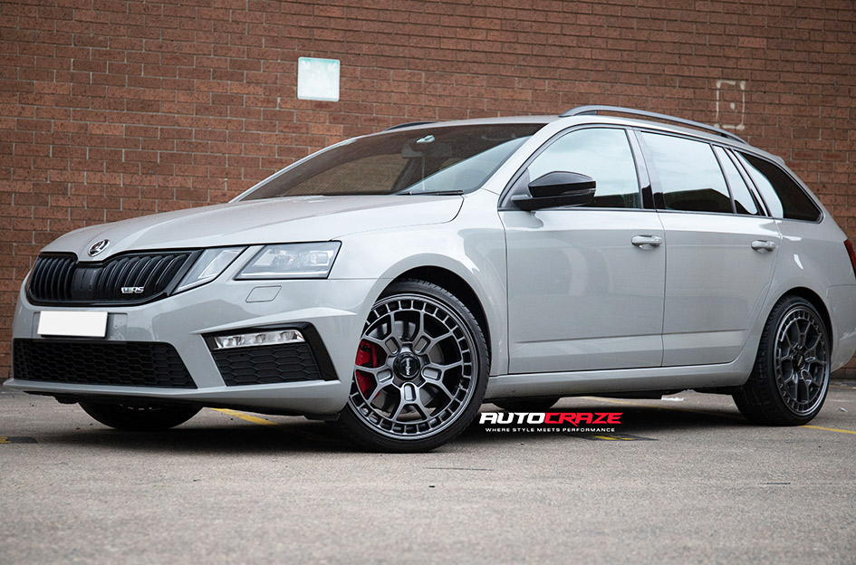 SKODA OCTAVIA ROTIFORM ZMO MATTE ANTHRACITE 