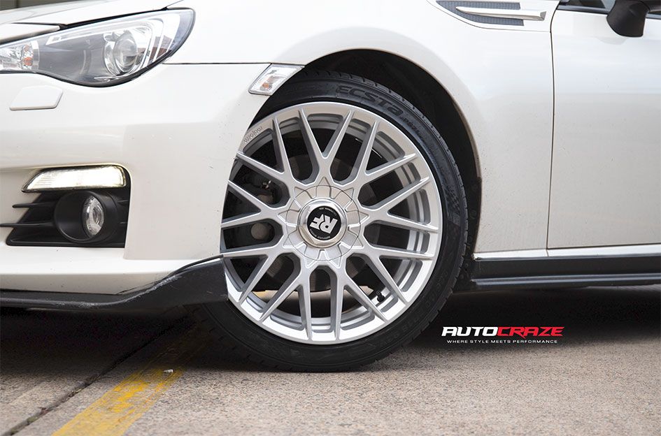 SUBARU BRZ ROTIFORM RSE SILVER