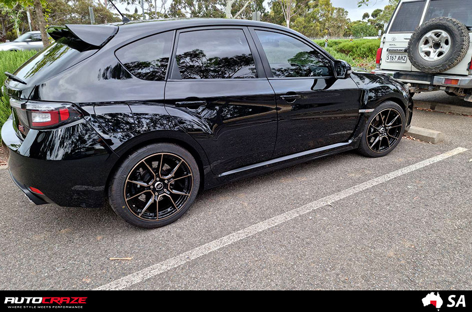 SUBARU WRX STI ENKEI SC51 BLACK TINT 