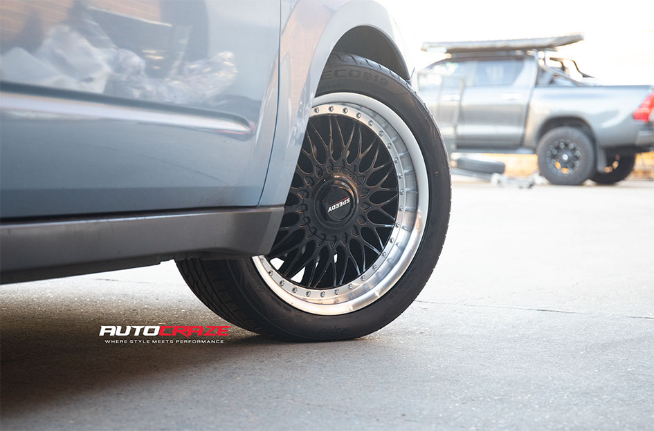 SUBARU FORESTER SPEEDY IMPALA GLOSS BLACK MACHINED LIP