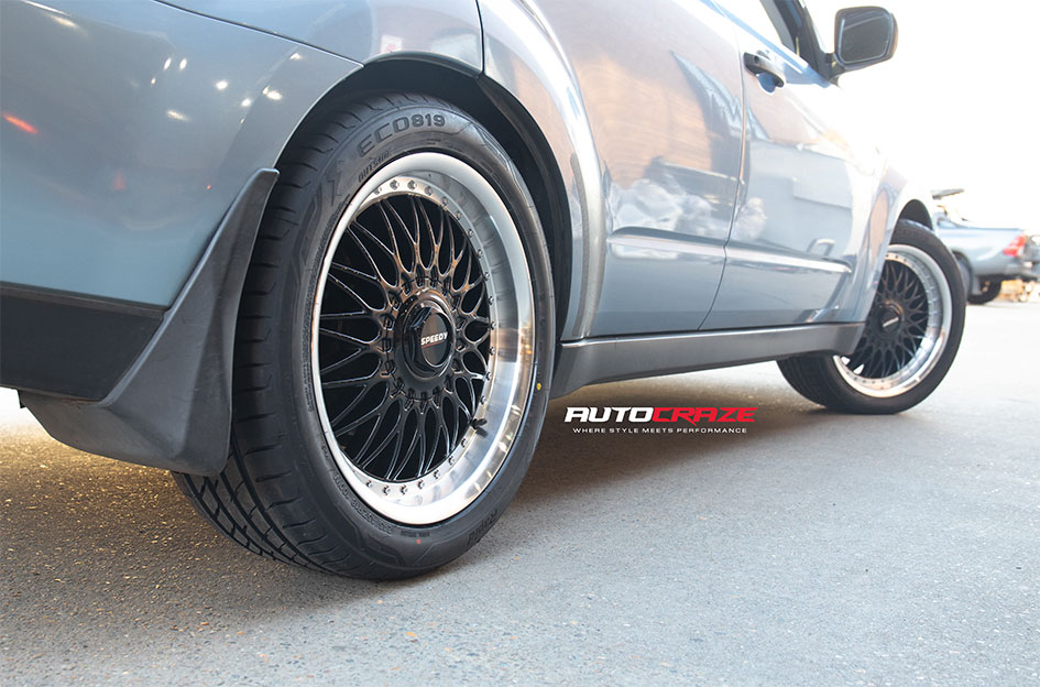 SUBARU FORESTER SPEEDY IMPALA GLOSS BLACK MACHINED LIP
