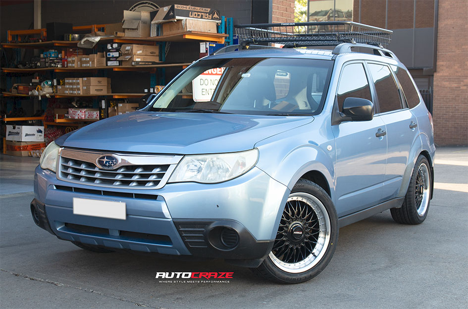 SUBARU FORESTER SPEEDY IMPALA GLOSS BLACK MACHINED LIP