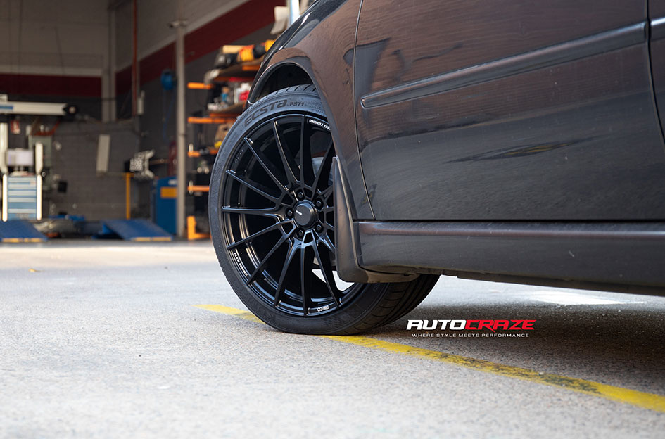 SUBARU LIBERTY ENKEI FC01 MATTE BLACK