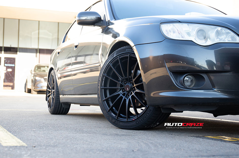 SUBARU LIBERTY ENKEI FC01 MATTE BLACK