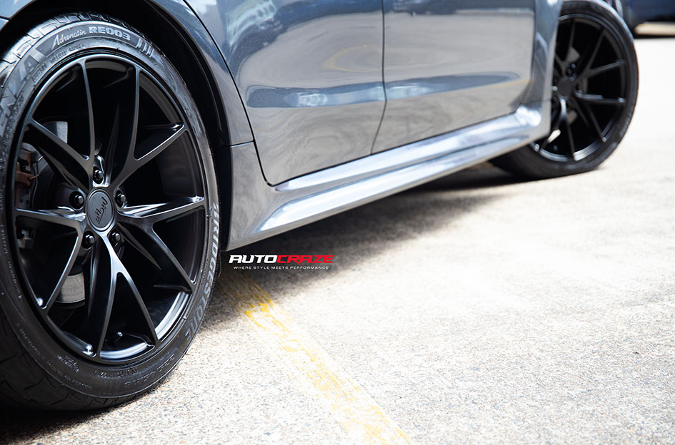 SUBARU LEVORG NICHE MISANO MATTE BLACK 
