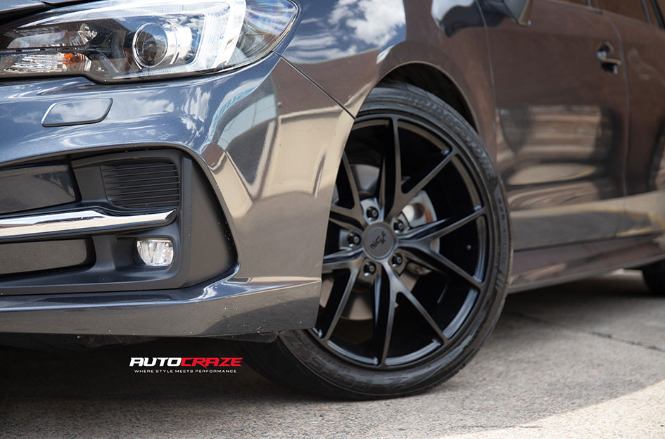 SUBARU LEVORG NICHE MISANO MATTE BLACK 