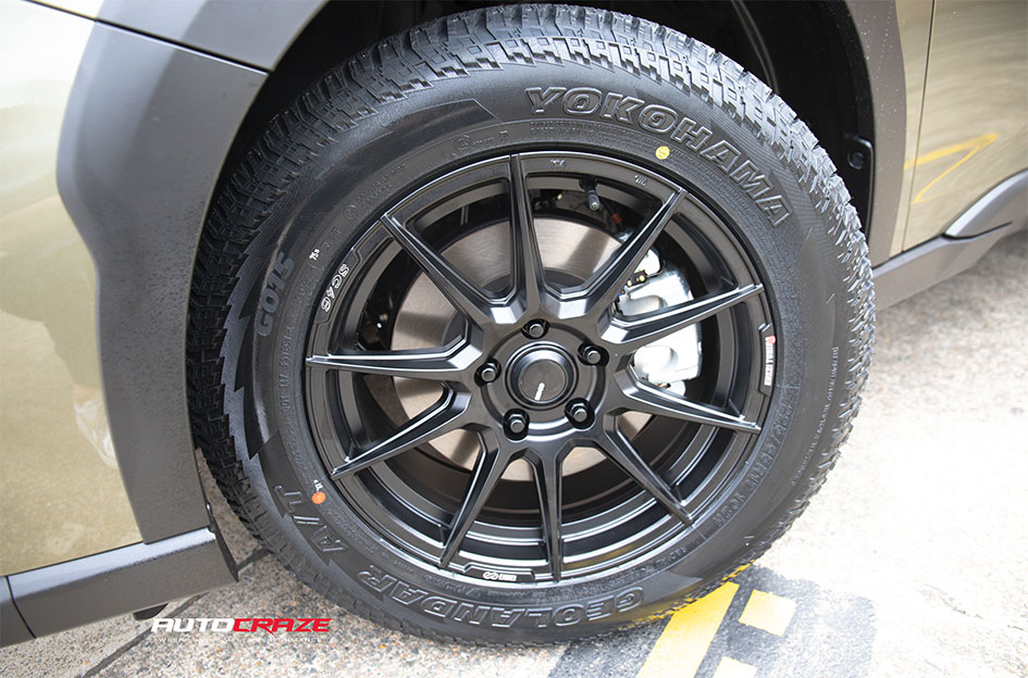 SUBARU OUTBACK ENKEI SC46 MATT BLACK & MILLING