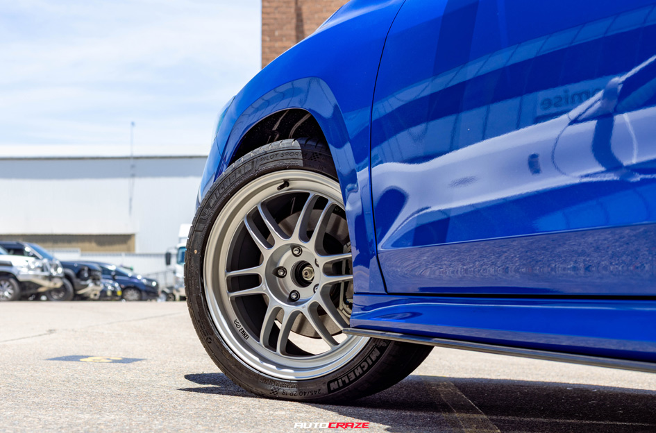 SUBARU WRX ENKEI RPF1 SILVER