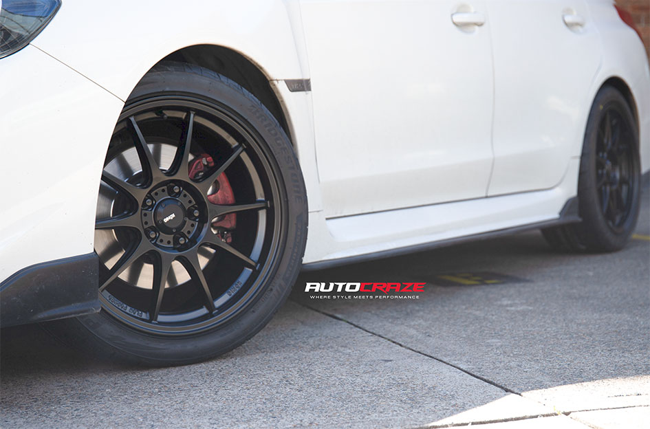 SUBARU WRX KONIG DEKAGRAM MATTE BLACK