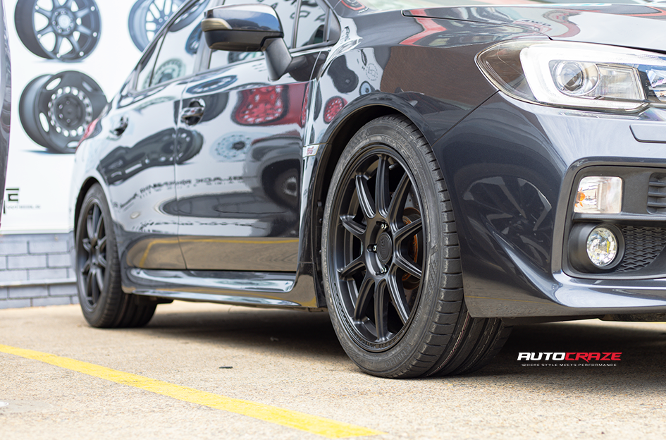 SUBARU WRX MOTEGI MR140 SATIN BLACK