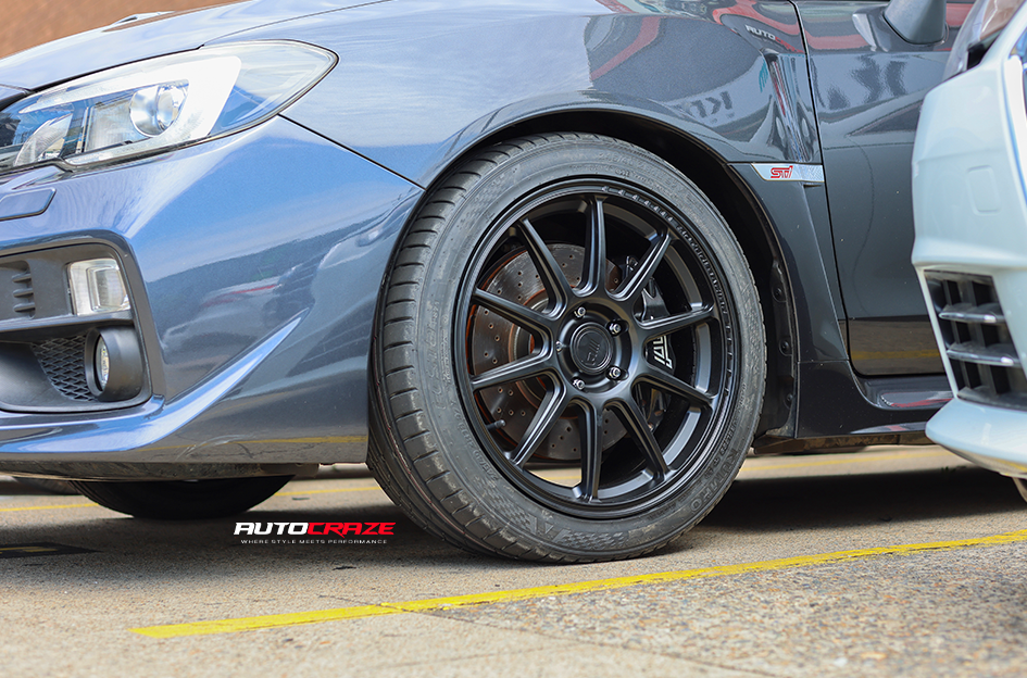 SUBARU WRX MOTEGI MR140 SATIN BLACK