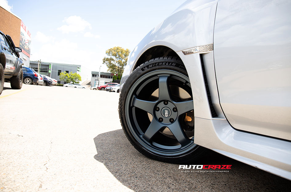 SUBARU WRX STI MOTEGI MR151 SATIN METALLIC BLUE 