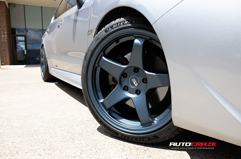 SUBARU WRX STI MOTEGI MR151 SATIN METALLIC BLUE 