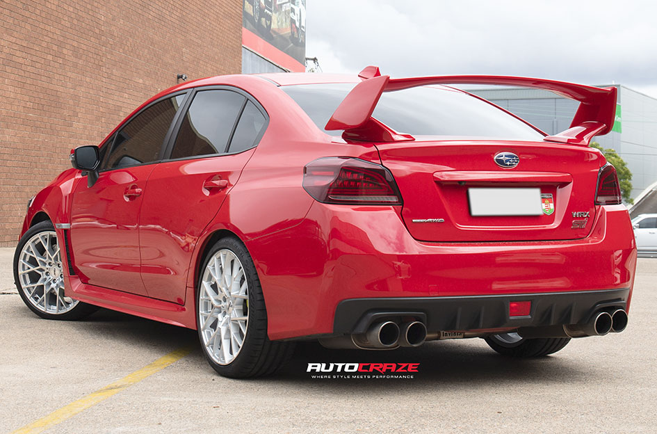 SUBARU WRX TSW SEBRING SILVER MACHINED FACE