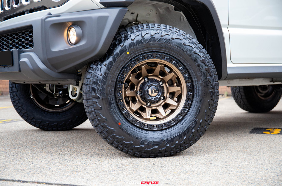 SUZUKI JIMNY FUEL COVERT BRONZE BLACK RING