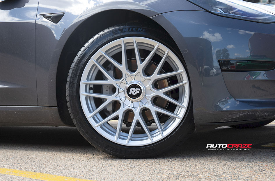 TESLA MODEL 3 ROTIFORM RSE SILVER