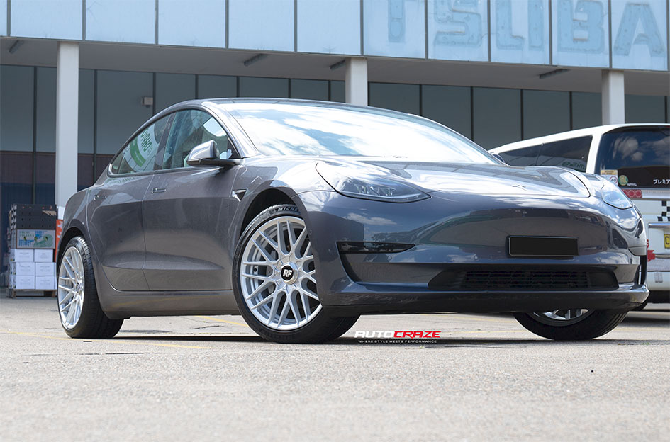 TESLA MODEL 3 ROTIFORM RSE SILVER