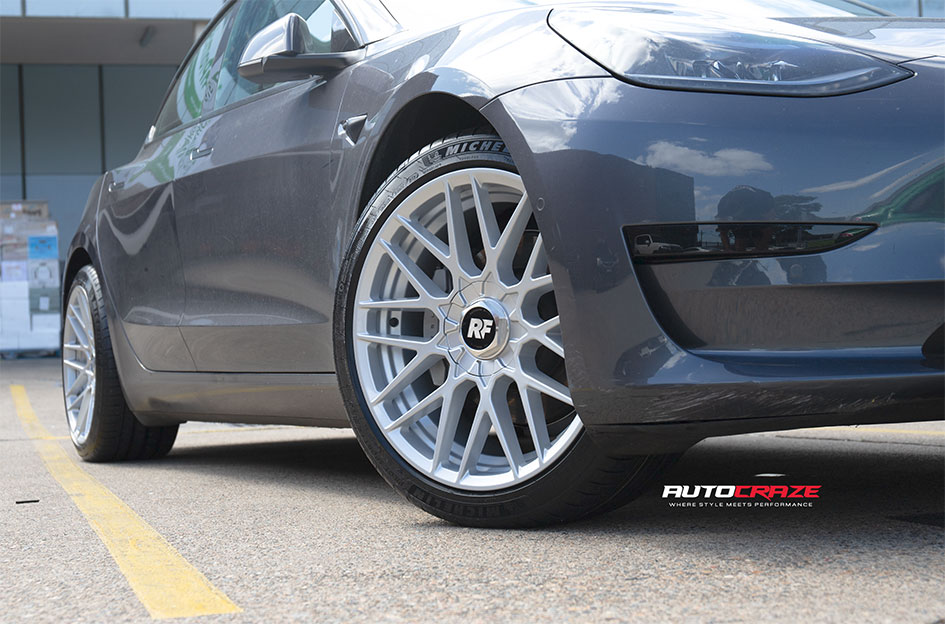TESLA MODEL 3 ROTIFORM RSE SILVER