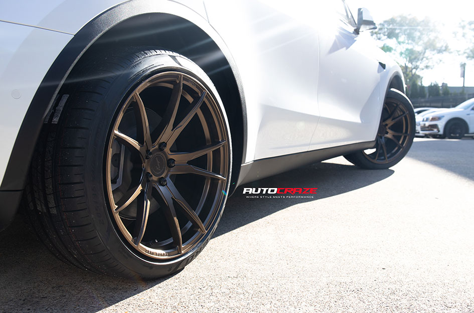 TESLA MODEL Y KOYA SF06 GLOSS BRONZE