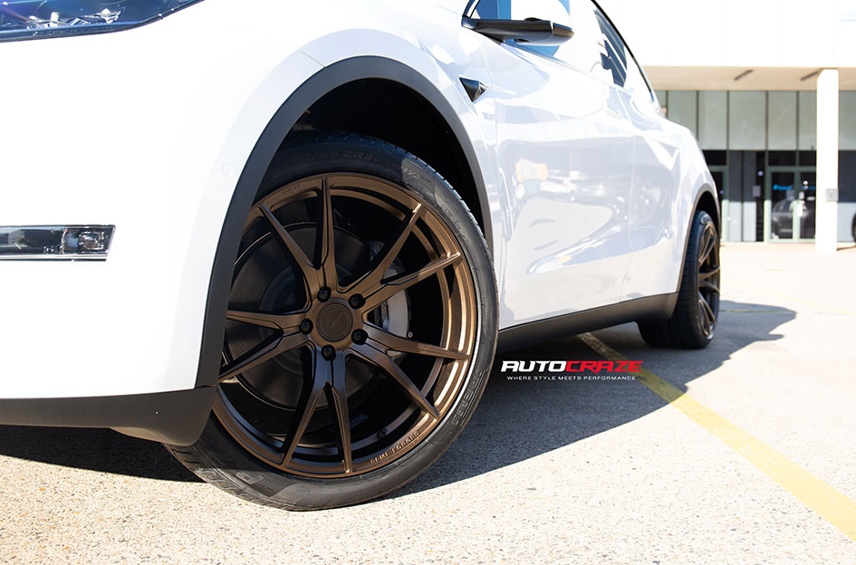 TESLA MODEL Y KOYA SF06 GLOSS BRONZE