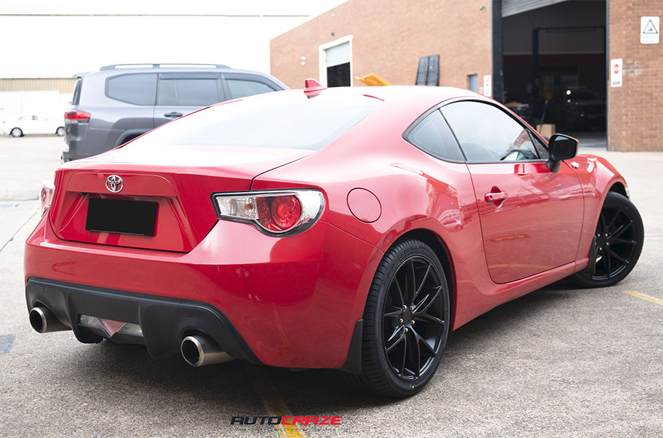 TOYOTA 86 NICHE MISANO MATTE BLACK 