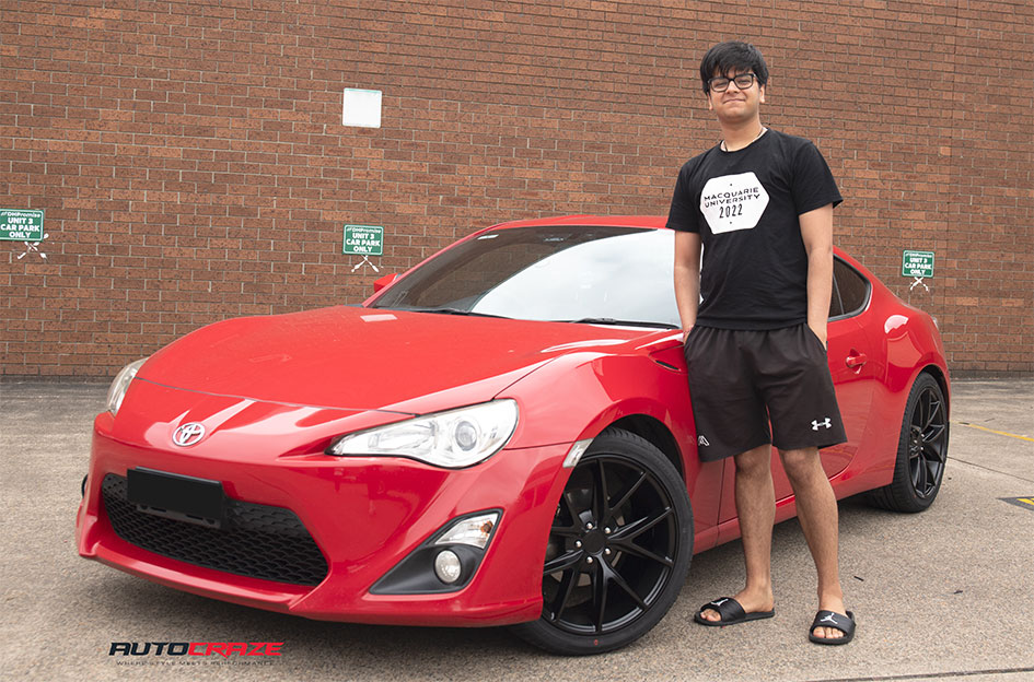 TOYOTA 86 NICHE MISANO MATTE BLACK 