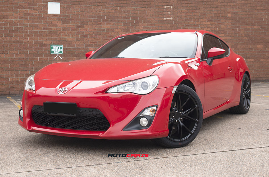 TOYOTA 86 NICHE MISANO MATTE BLACK 