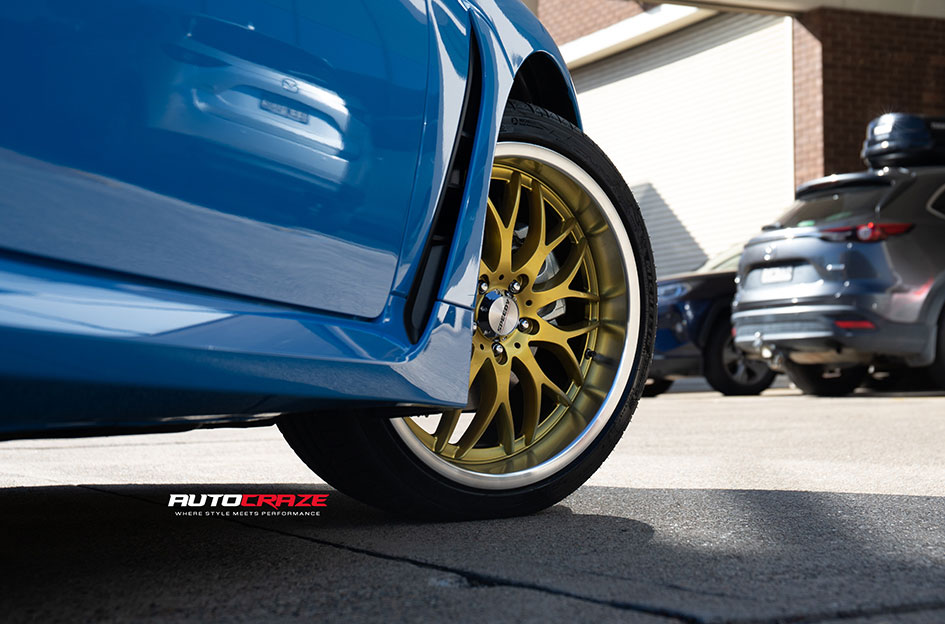 TOYOTA 86 SPEEDY CHEETAH GOLD/MACHINED LIP