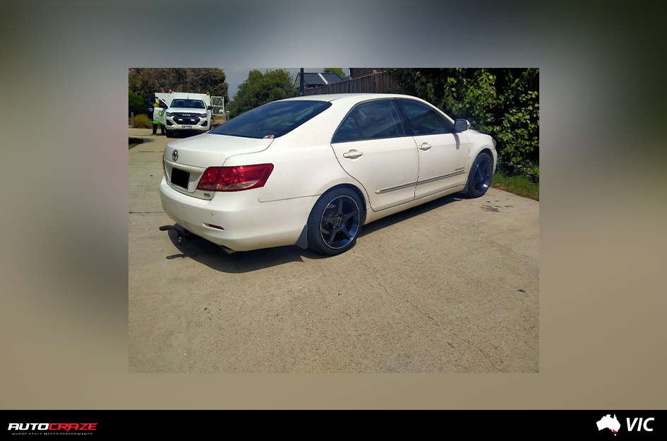 TOYOTA AURION MOTEGI MR159 BATTLE V OBSIDIAN BLUE MACH LIP STRIPE