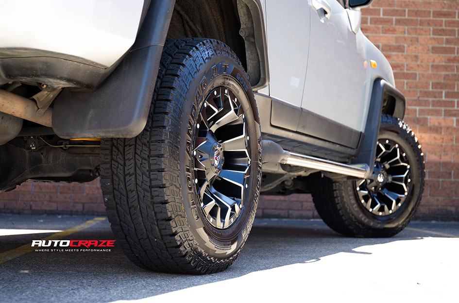 TOYOTA FJ CRUISER FUEL ASSAULT MATTE BLACK MILLED 
