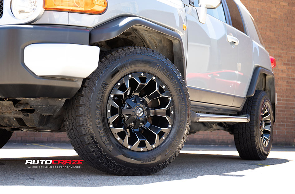 TOYOTA FJ CRUISER FUEL ASSAULT MATTE BLACK MILLED 