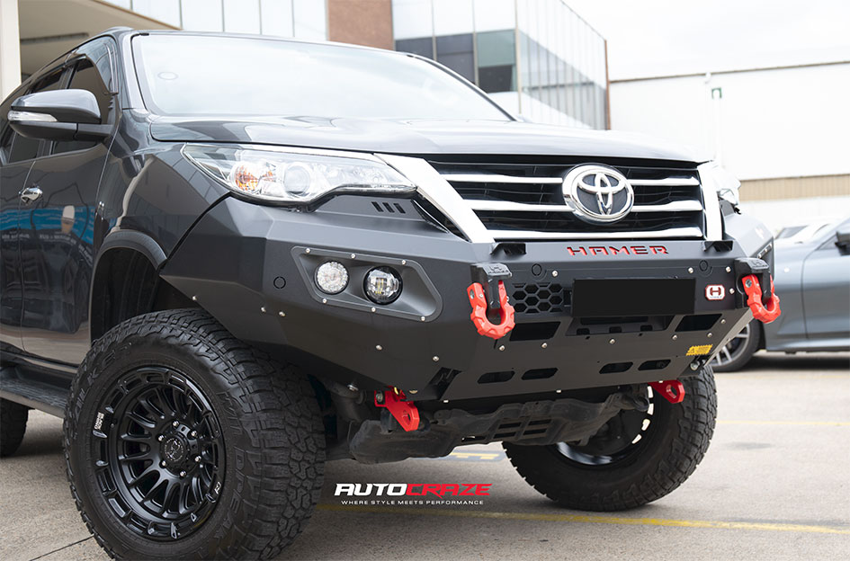 TOYOTA FORTUNER BLACK RHINO RIVAL MATTE BLACK W/ GLOSS BLACK LIP 