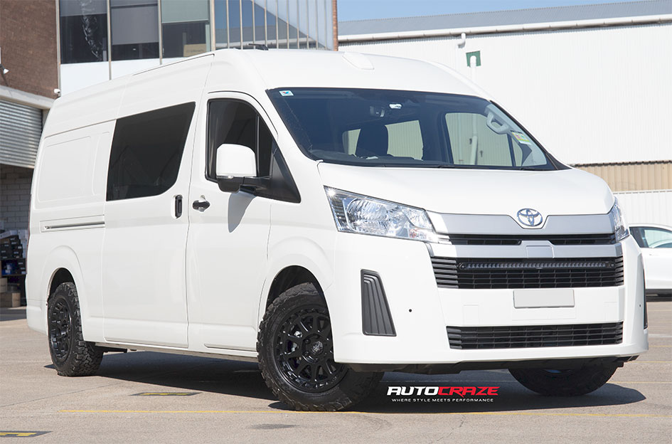 TOYOTA HIACE CSA-X RECOIL SATIN BLACK