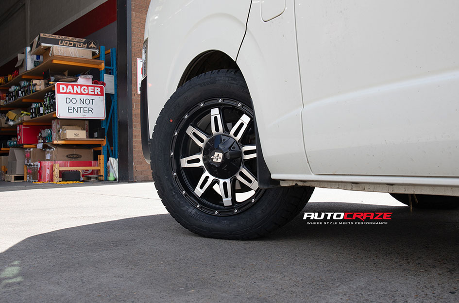 TOYOTA HIACE DIESEL RENEGADE V2 BLACK MACHINED