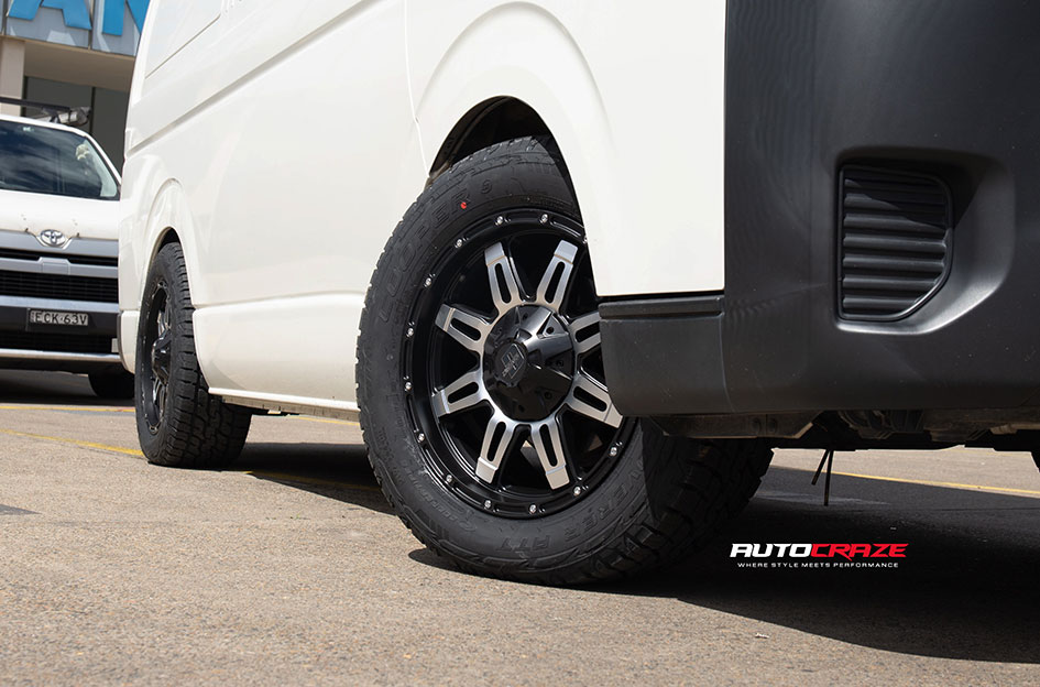 TOYOTA HIACE DIESEL RENEGADE V2 BLACK MACHINED