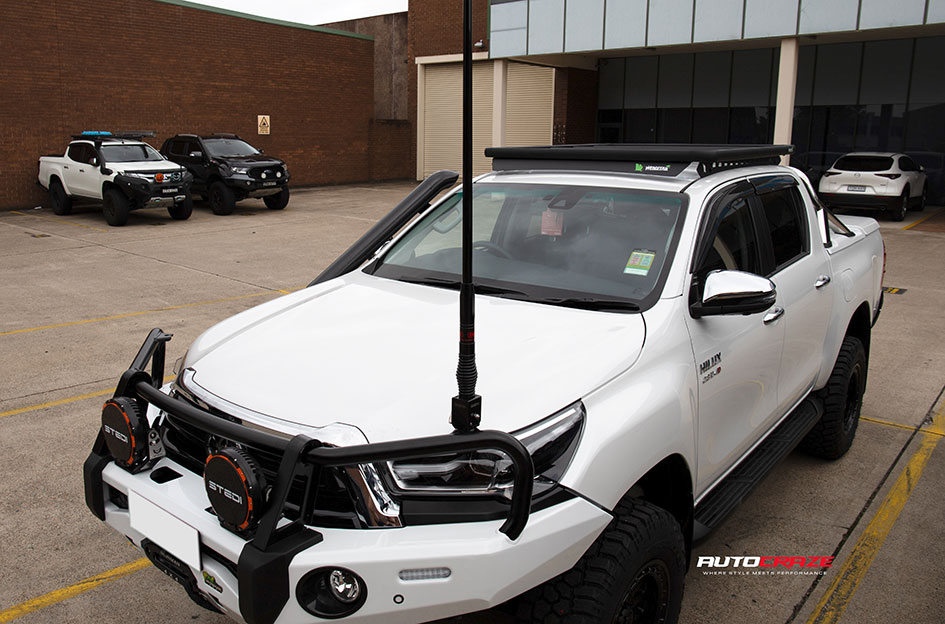 TOYOTA HILUX KMC OMEGA XD856 SATIN BLACK