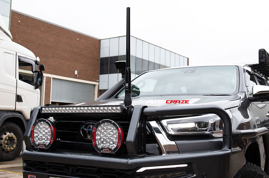 TOYOTA HILUX BLACK RHINO CALICO GUNMETAL W/ BLACK LIP
