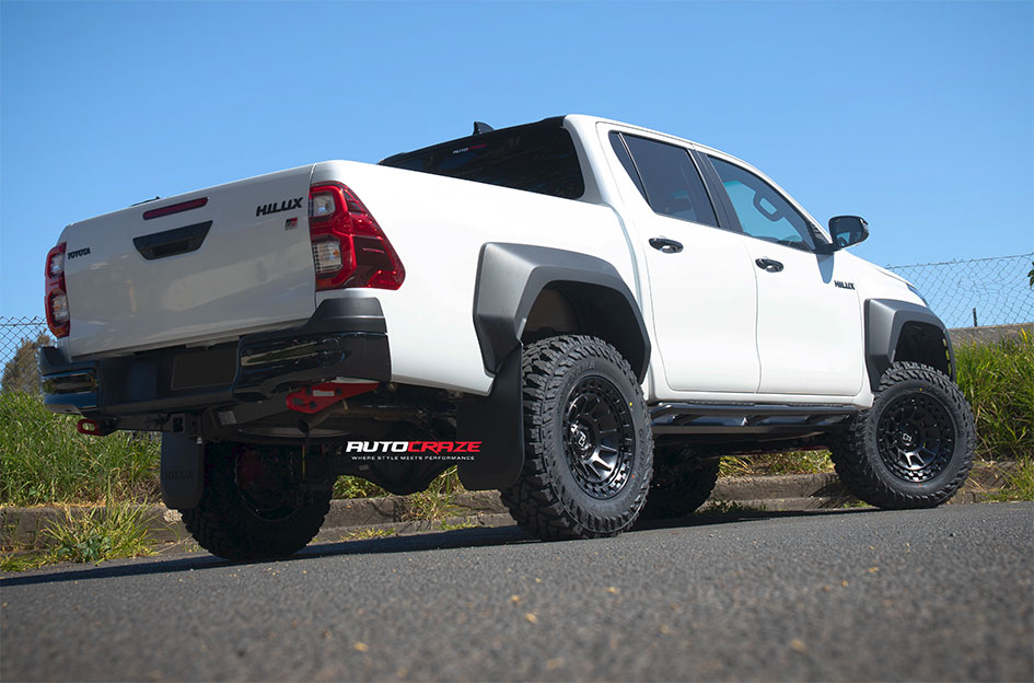 TOYOTA HILUX GR BLACK RHINO BARRAGE MATTE BLACK
