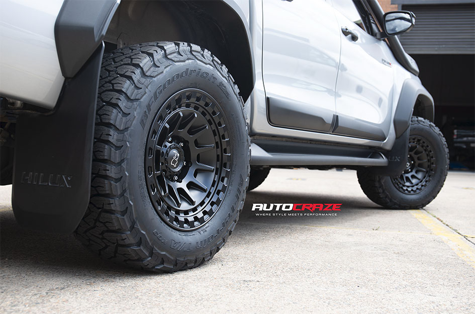 TOYOTA HILUX BLACK RHINO BARRAGE MATTE BLACK
