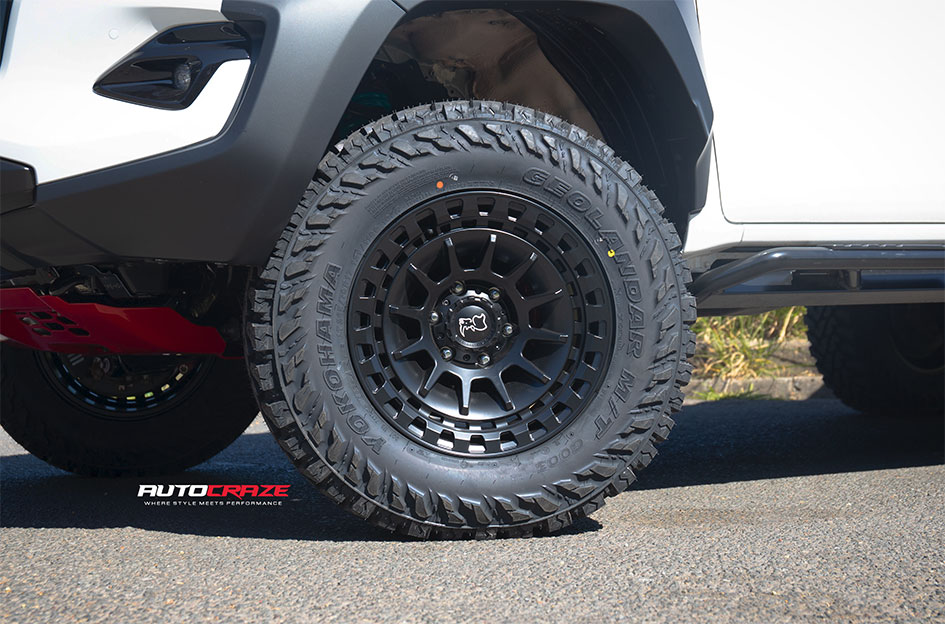 TOYOTA HILUX GR BLACK RHINO BARRAGE MATTE BLACK