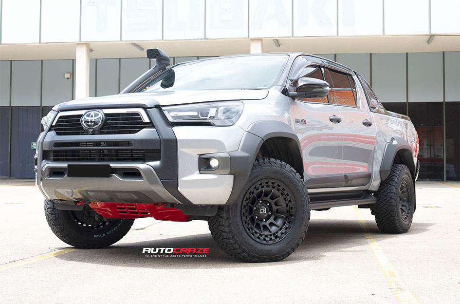 TOYOTA HILUX BLACK RHINO BARRAGE MATTE BLACK
