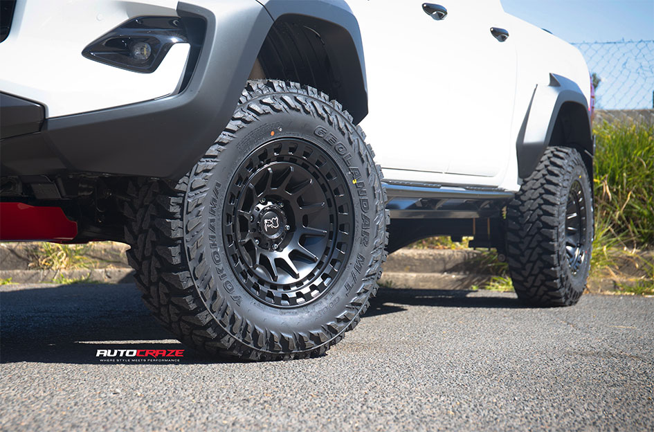 TOYOTA HILUX GR BLACK RHINO BARRAGE MATTE BLACK