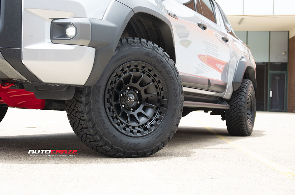TOYOTA HILUX BLACK RHINO BARRAGE MATTE BLACK