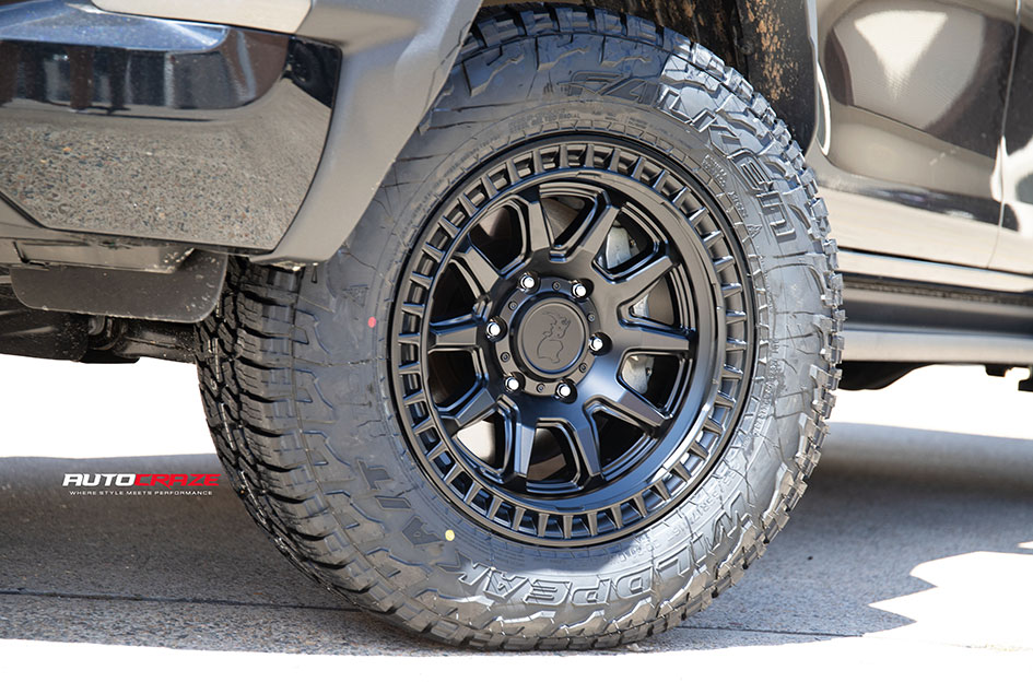 TOYOTA HILUX BLACK RHINO CALICO MATTE BLACK 