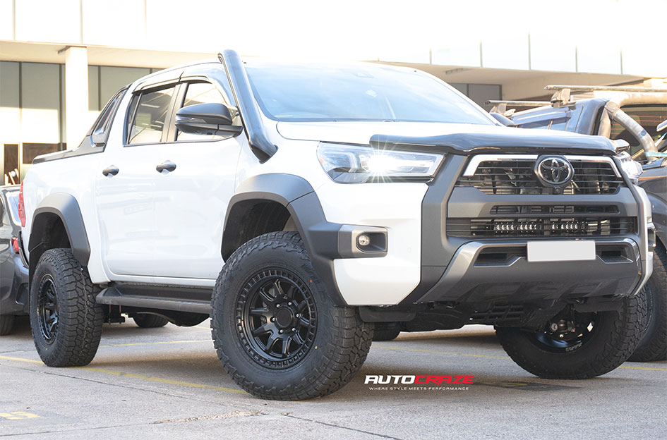 TOYOTA HILUX BLACK RHINO CALICO MATTE BLACK