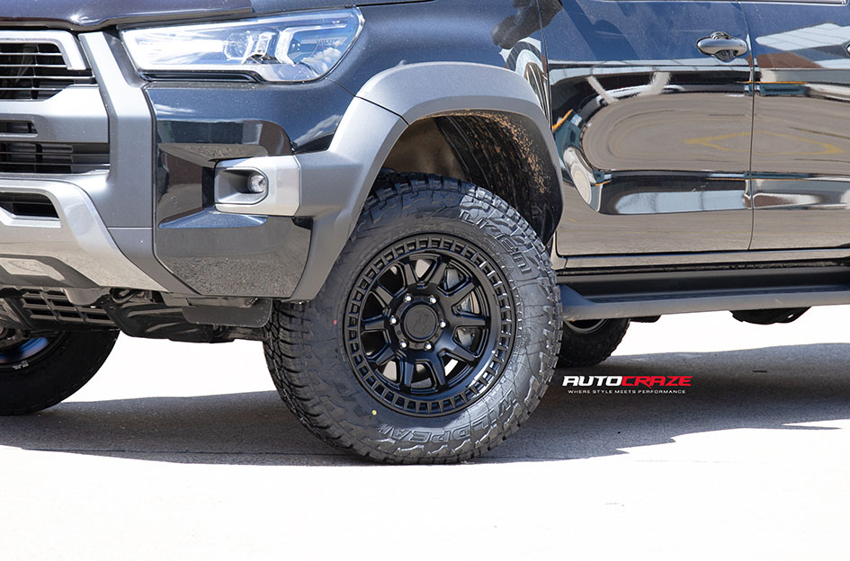 TOYOTA HILUX BLACK RHINO CALICO MATTE BLACK 
