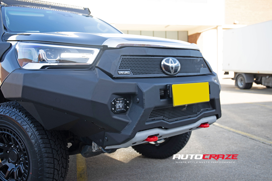 Toyota Hilux Black Rhino Calico Matte Black Wheels