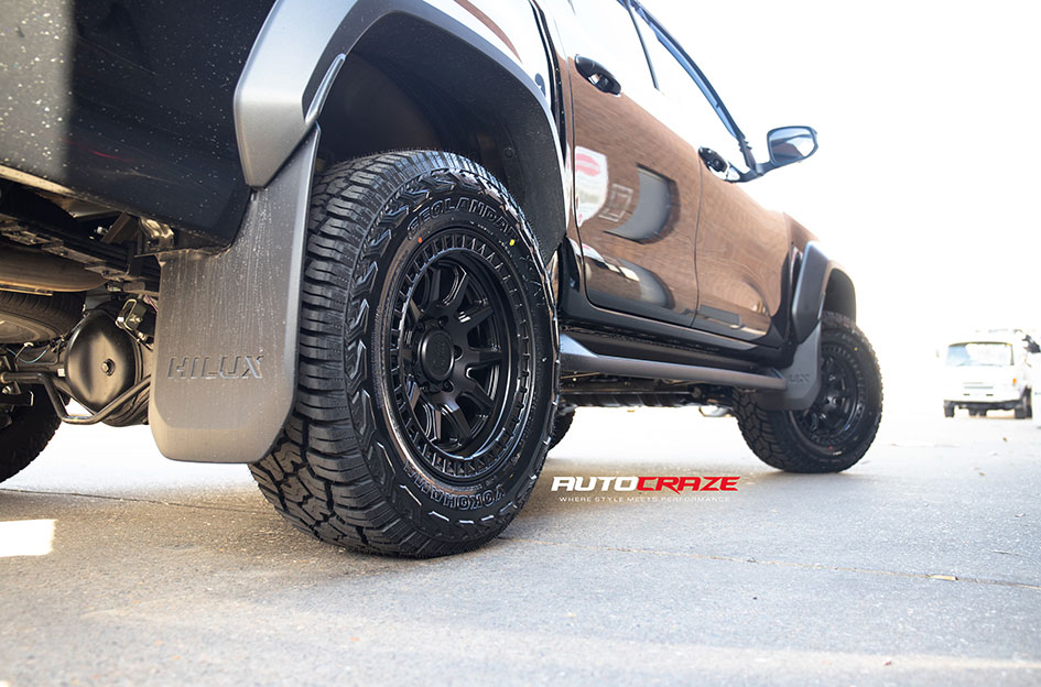 TOYOTA HILUX BLACK RHINO CALICO MATTE BLACK 