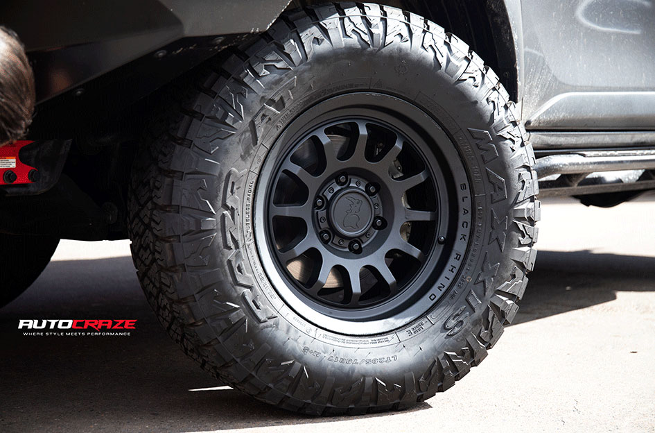 TOYOTA HILUX RUGGED X BLACK RHINO RAPID MATTE BLACK