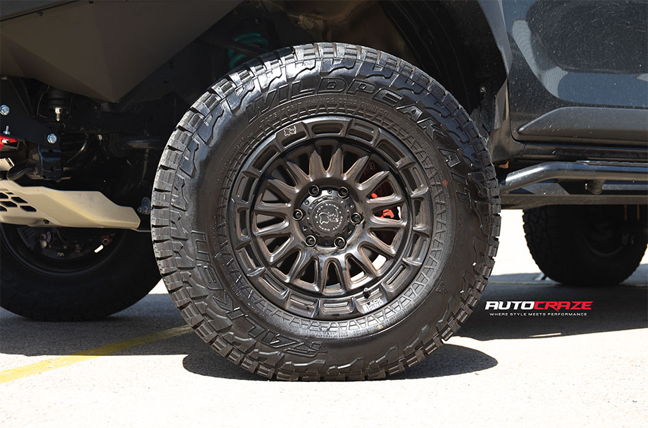 TOYOTA HILUX BLACK RHINO RIVAL MATTE BLACK W/ GLOSS BLACK LIP 